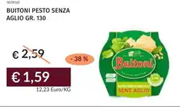 Prezzemolo e Vitale Buitoni pesto senza aglio offerta