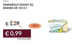 Prezzemolo e Vitale Granarolo yogurt aq banana offerta