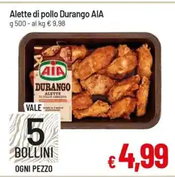 Famila Alette di pollo Durango AIA offerta