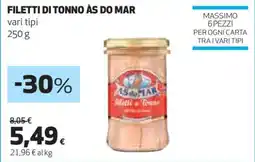 Coop Filetti di Tonno Às do Mar offerta