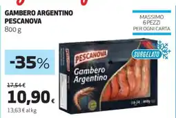 Coop Gambero Argentino Pescanova offerta