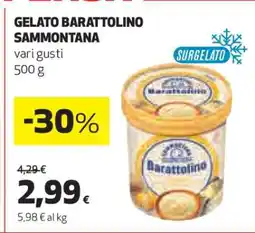Coop GELATO BARATTOLINO SAMMONTANA offerta