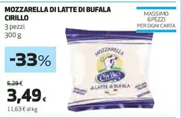 Coop MOZZARELLA DI LATTE DI BUFALA CIRILLO offerta