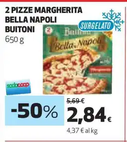 Coop 2 Pizze Margherita Bella Napoli Buitoni offerta