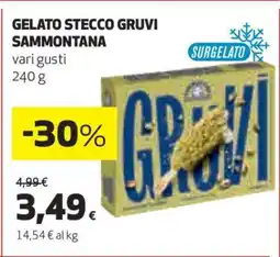 Coop Gelato Stecco Gruvi Sammontana offerta