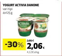 Coop YOGURT ACTIVIA DANONE offerta