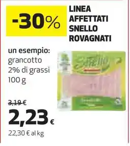 Coop LINEA AFFETTATI SNELLO ROVAGNATI offerta