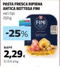 Coop Pasta Fresca Ripiena Antica Bottega Fini offerta