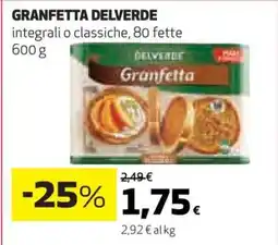 Coop GRANFETTA DELVERDE offerta
