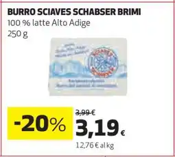 Coop BURRO SCIAVES SCHABSER BRIMI offerta