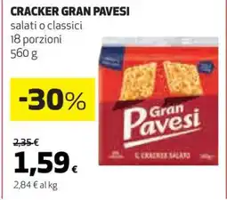 Coop Cracker Gran Pavesi offerta