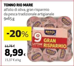 Coop TONNO RIO MARE offerta