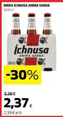 Coop BIRRA ICHNUSA ANIMA SARDA offerta