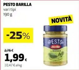 Coop Pesto Barilla offerta