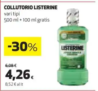 Coop Collutorio Listerine offerta