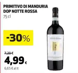 Coop Primitivo di Manduria DOP Notte Rossa offerta