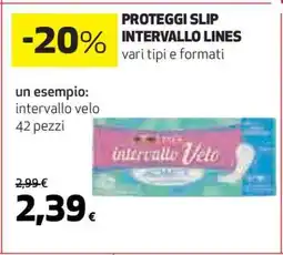 Coop PROTEGGI-SLIP INTERVALLO LINES offerta