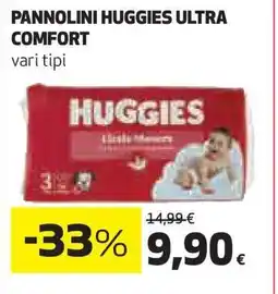 Coop Pannolini Huggies Ultra Comfort offerta