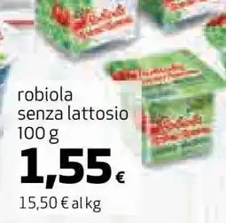 Coop robiola senza lattosio offerta