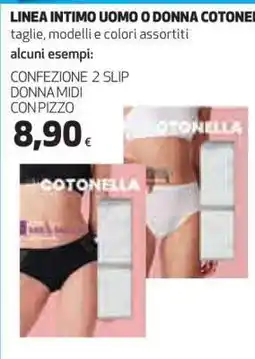 Coop LINEA INTIMO UOMO O DONNA COTONELLA offerta