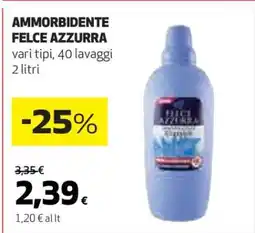 Coop AMMORBIDENTE FELCE AZZURRA offerta
