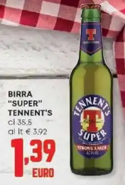 Panorama Birra "super" tennent's offerta