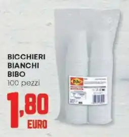 Panorama Bicchieri bianchi BIBO offerta