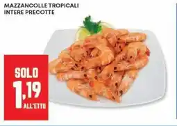 Panorama Mazzancolle tropicali intere precotte offerta
