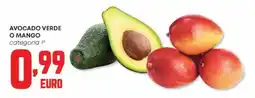 Panorama Avocado verde o mango offerta