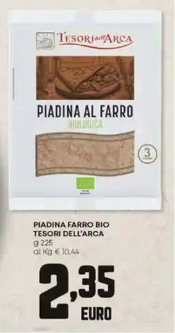 Panorama Piadina farro bio TESORI DELL'ARCA offerta