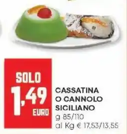 Panorama Cassatina o cannolo siciliano offerta