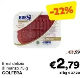 Unes Bresì delizia di manzo GOLFERA offerta