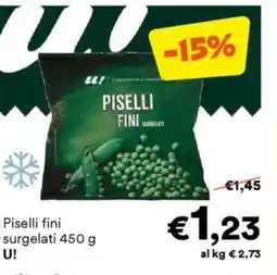 Unes Piselli fini surgelati U! offerta