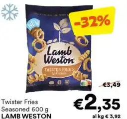 Unes Twister Fries Seasoned LAMB WESTON offerta