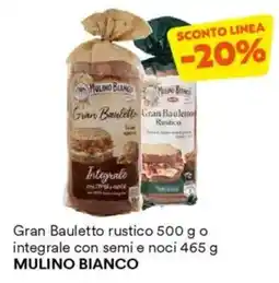 Unes Gran Bauletto rustico o integrale con semi e noci MULINO BIANCO offerta