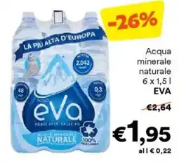 Unes Acqua minerale naturale EVA offerta