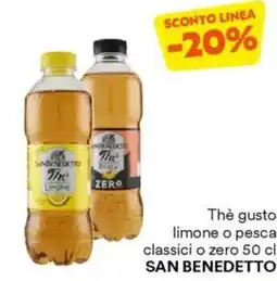 Unes The gusto limone o pesca classici o zero SAN BENEDETTO offerta