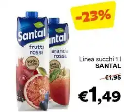 Unes Linea succhi SANTAL offerta