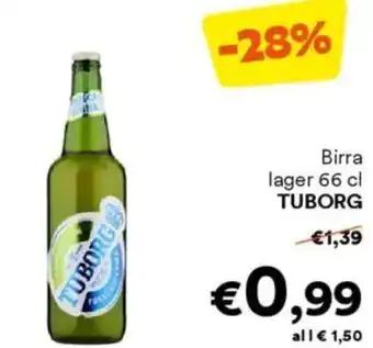 Unes Birra lager TUBORG offerta
