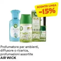 Unes Profumatore per ambienti, diffusore o ricarica, profumazioni assortite AIR WICK offerta