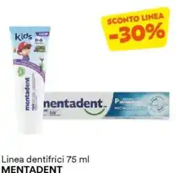 Unes Linea dentifrici MENTADENT offerta