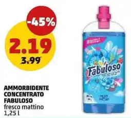 PENNY Ammorbidente concentrato FABULOSO fresco mattino offerta