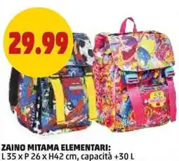 PENNY Zaino mitama elementari capacità offerta