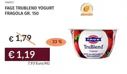 Prezzemolo e Vitale Fage trublend yogurt fragola offerta