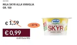 Prezzemolo e Vitale Mila skyr alla vaniglia offerta