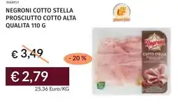 Prezzemolo e Vitale Negroni cotto stella prosciutto cotto alta qualita offerta