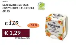 Prezzemolo e Vitale Scaldasole mousse con yogurt e albicocca offerta
