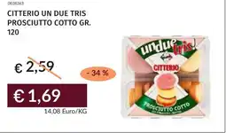 Prezzemolo e Vitale Citterio un due tris prosciutto cotto offerta