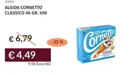 Prezzemolo e Vitale Algida cornetto classico x6 offerta