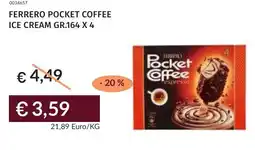 Prezzemolo e Vitale Ferrero pocket coffee ice cream offerta